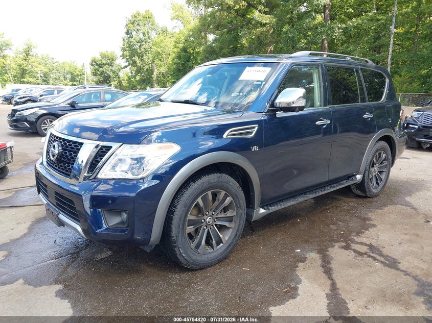 Vin: jn8ay2nf3h9301766, lot: 46253542, nissan armada platinum 20172