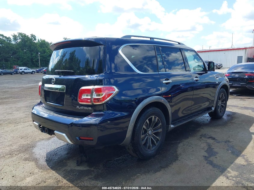 Vin: jn8ay2nf3h9301766, lot: 46253542, nissan armada platinum 20174