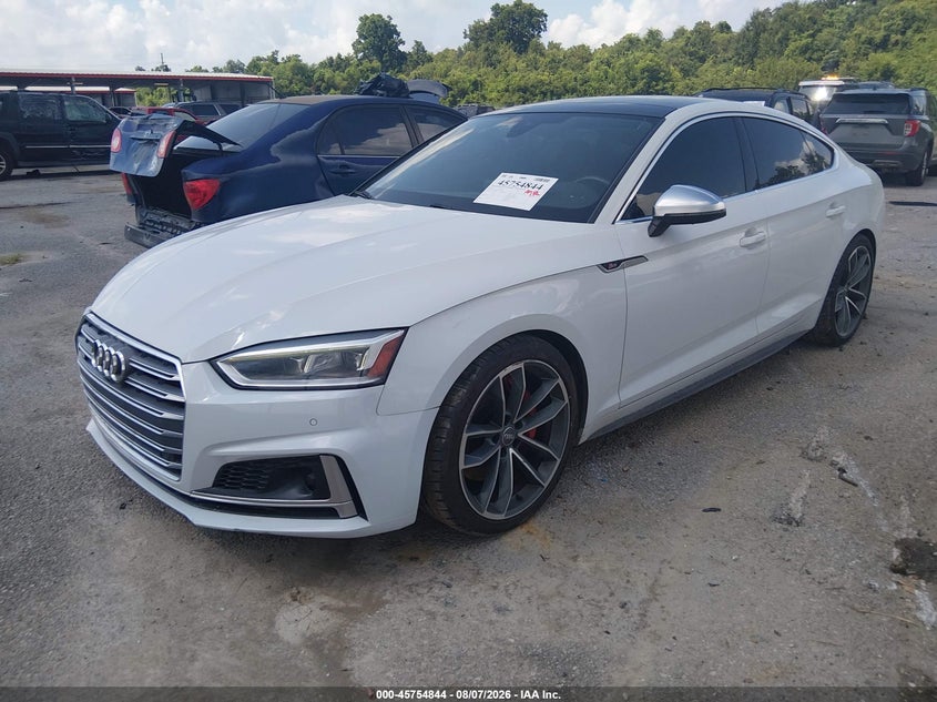 Vin: wauc4cf57ja104029, lot: 46253566, audi s5 3.0t premium plus 20182