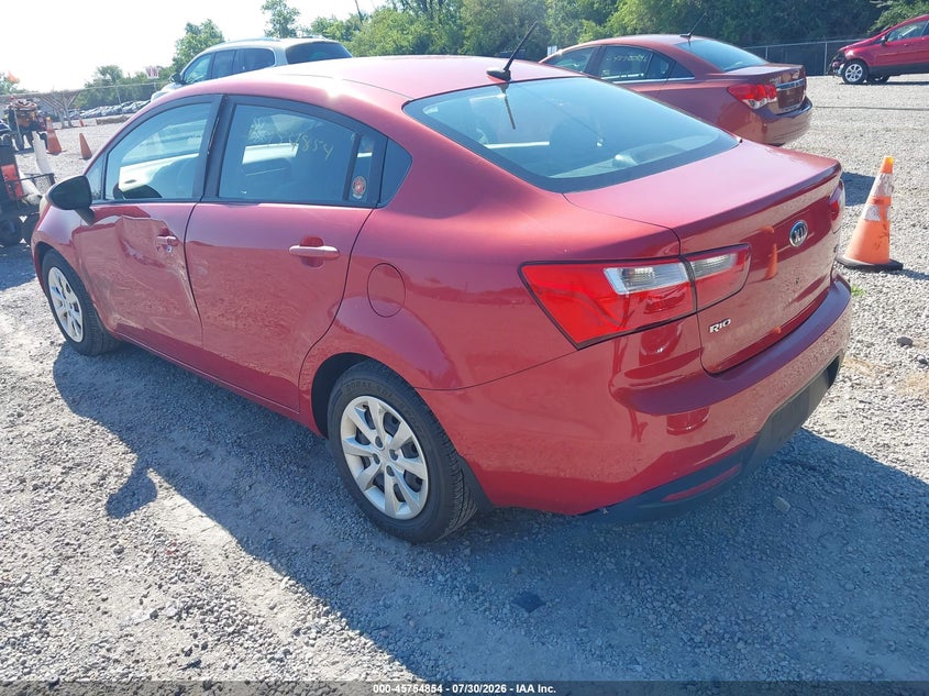Vin: knadm4a30e6344631, lot: 46253576, kia rio lx 20143