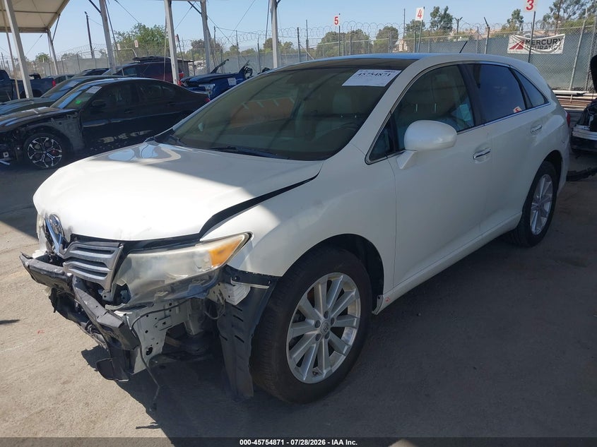 Vin: 4t3za3bbxcu057455, lot: 46253593, toyota venza xle 20122