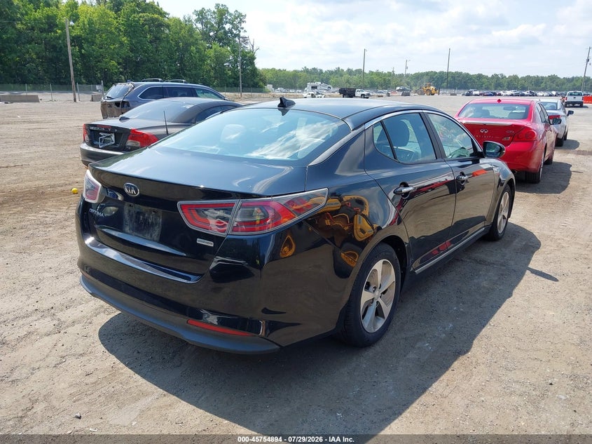 Vin: knagm4ad2e5064365, lot: 46253616, kia optima hybrid lx 20144