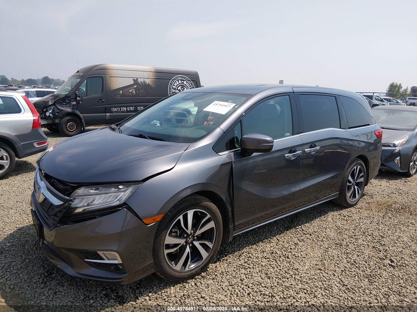 Vin: 5fnrl6h97jb089556, lot: 46253639, honda odyssey elite 20182
