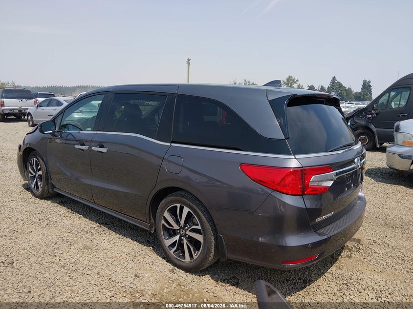 Vin: 5fnrl6h97jb089556, lot: 46253639, honda odyssey elite 20183