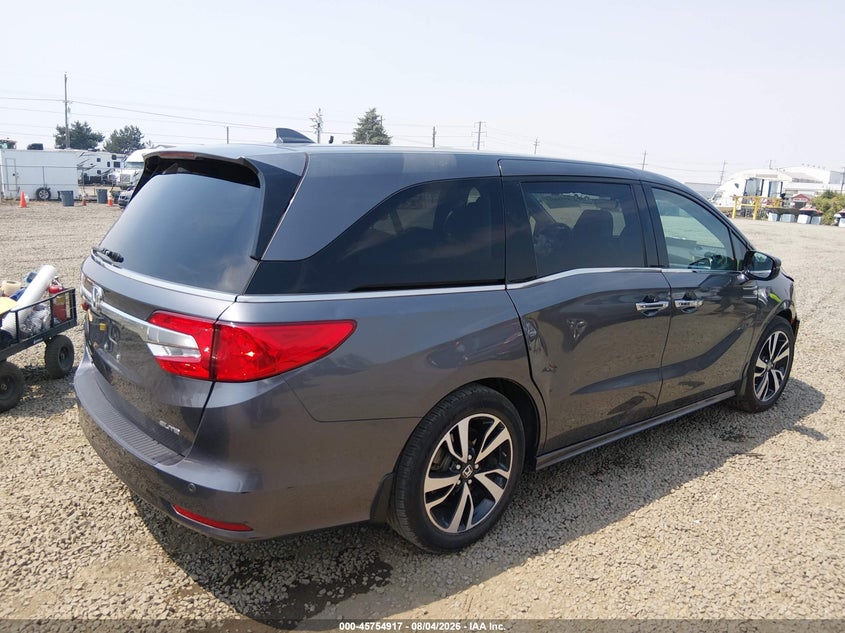 Vin: 5fnrl6h97jb089556, lot: 46253639, honda odyssey elite 20184