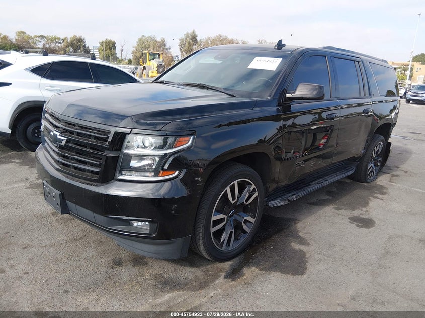 Vin: 1gnschkc5kr322600, lot: 46253645, chevrolet suburban lt 20192