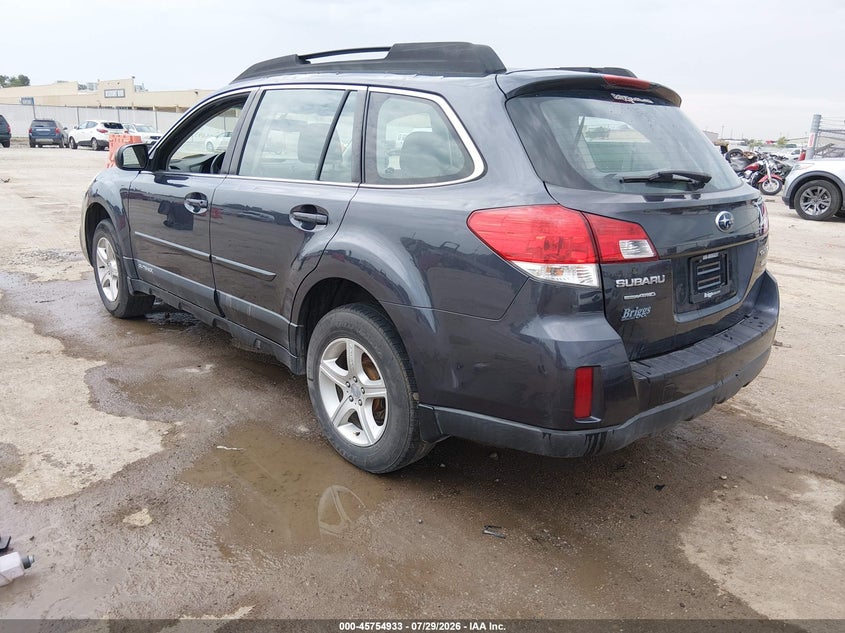 Vin: 4s4brbac1d3317403, lot: 46253655, subaru outback 2.5i 20133