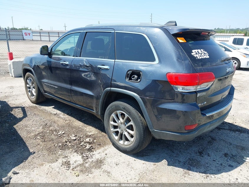 Vin: 1c4rjfbg2fc692836, lot: 46253673, jeep grand cherokee limited 20153