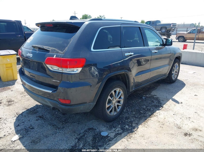 Vin: 1c4rjfbg2fc692836, lot: 46253673, jeep grand cherokee limited 20154