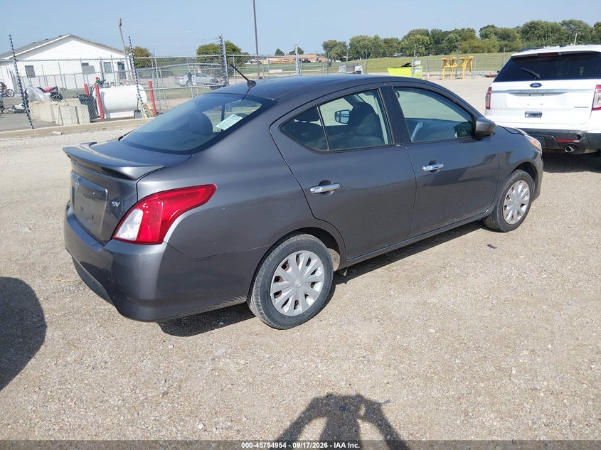 Vin: 3n1cn7ap9jl814061, lot: 46253676, nissan versa 1.6 sv 20184