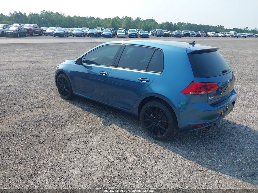 Vin: 3vw217au2fm019684, lot: 46253681, volkswagen golf tsi sel 4-door 20153