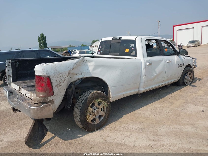 Vin: 3c6ur5jl0jg297787, lot: 46253683, ram 2500 big horn  4x4 8' box 20184