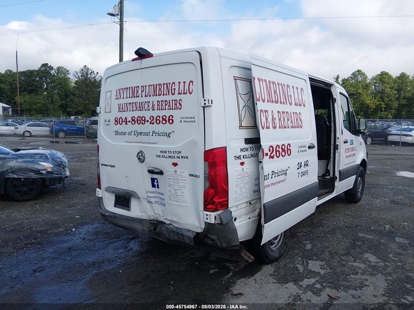 Vin: w1w70bgy0kt019093, lot: 46253689, mercedes-benz sprinter 1500 standard roof i4 20194