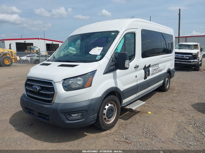Vin: 1fdax2c8xlka16935, lot: 46253704, ford transit-350 passenger van xl 20202