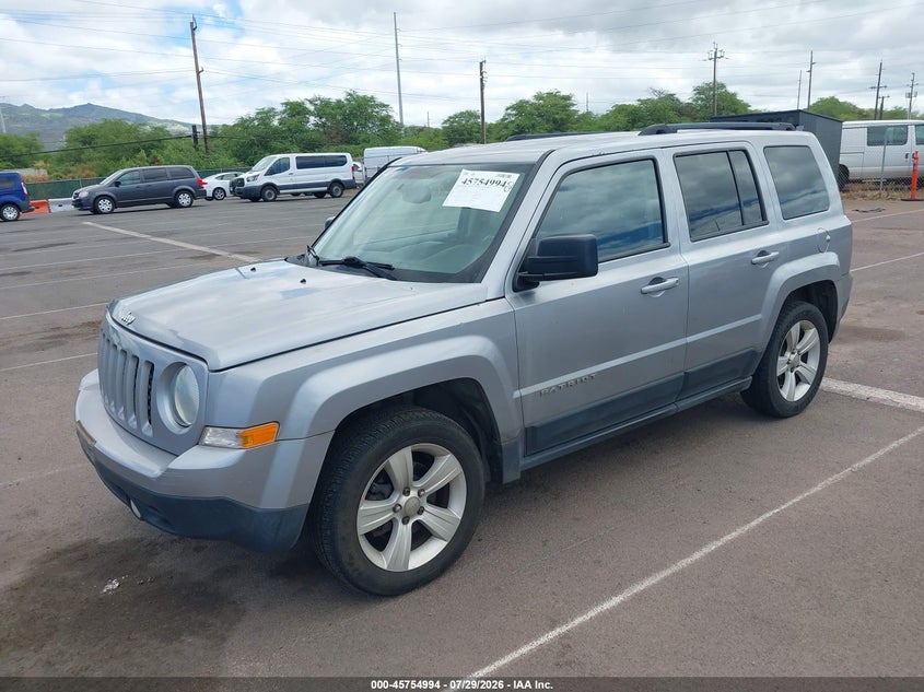 Vin: 1c4njpfa6gd633357, lot: 46253716, jeep patriot latitude 20162