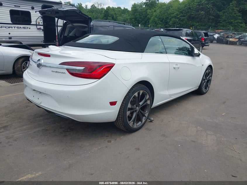 Vin: w04wt3n59gg056425, lot: 46253718, buick cascada premium 20164