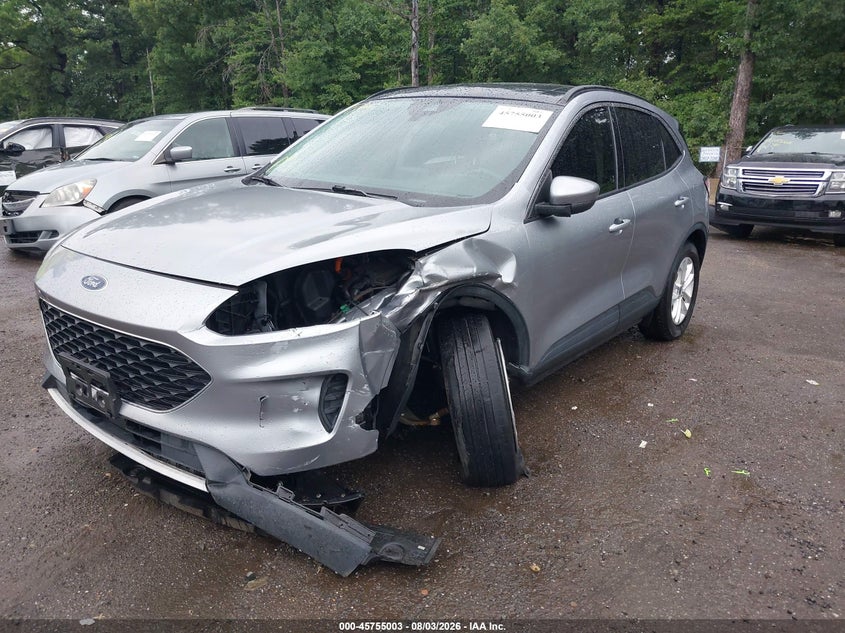 Vin: 1fmcu9bz6mua07238, lot: 46253725, ford escape se hybrid 20212