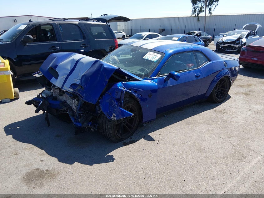 Vin: 2c3cdzl97lh155889, lot: 46253727, dodge challenger srt hellcat redeye widebody 20202