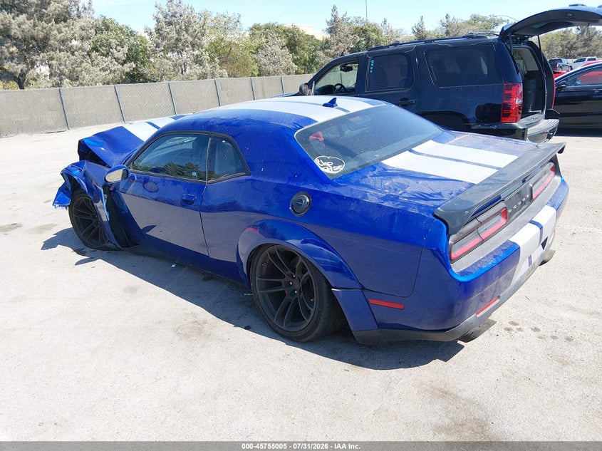 Vin: 2c3cdzl97lh155889, lot: 46253727, dodge challenger srt hellcat redeye widebody 20203