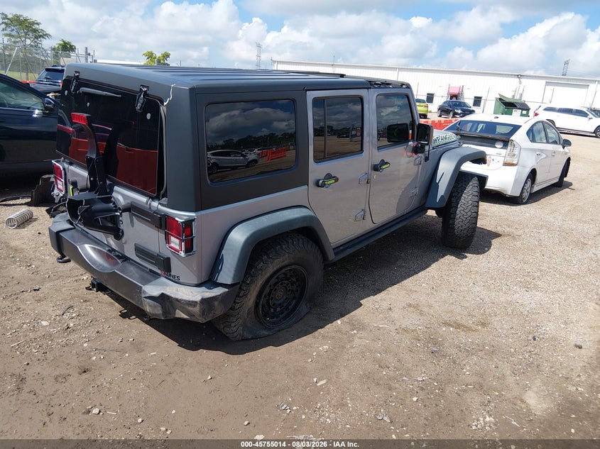 Vin: 1c4bjwdg6gl172395, lot: 46253736, jeep wrangler unlimited black bear 20164