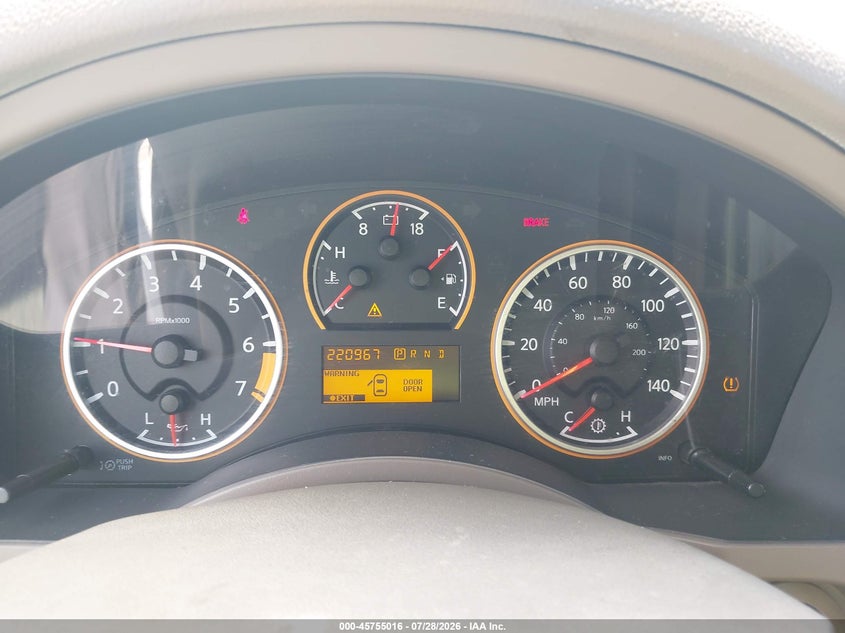 2010 NISSAN ARMADA auction photo 7
