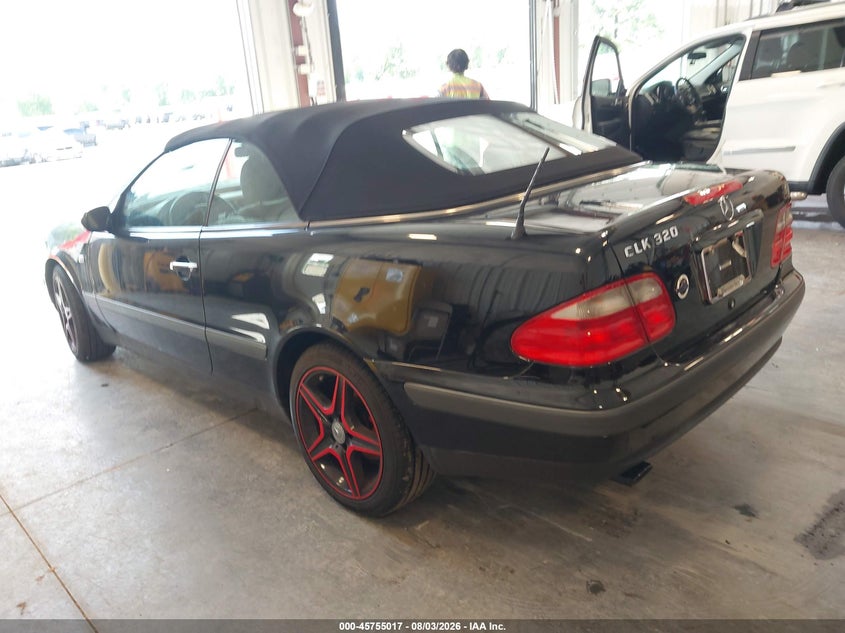 MERCEDES-BENZ CLK 320 1999 VIN WDBLK65G2XT010620