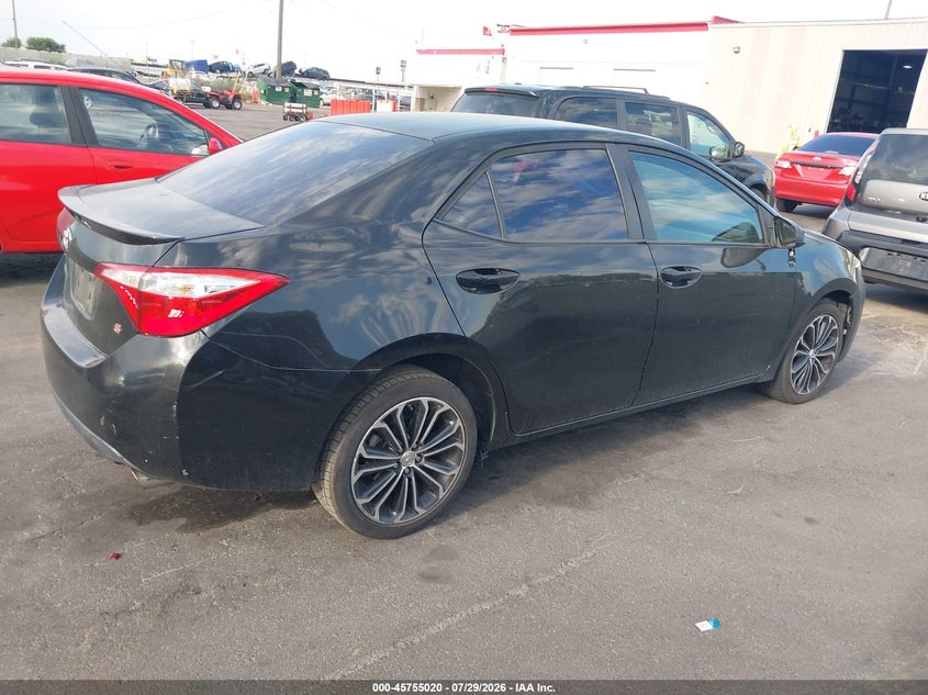 Vin: 5yfburhe7fp361323, lot: 46253742, toyota corolla s plus 20154