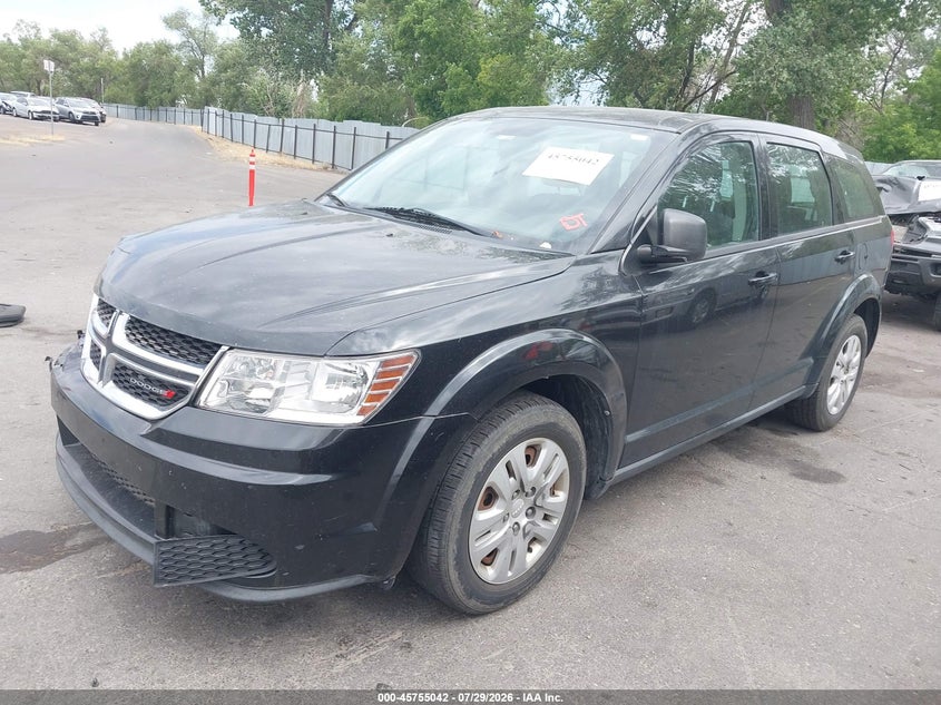 Vin: 3c4pdcab9dt723682, lot: 46253764, dodge journey american value pkg 20132