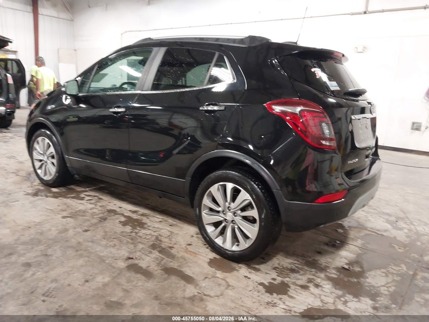 Vin: kl4cjasb9jb708195, lot: 46253772, buick encore preferred 20183