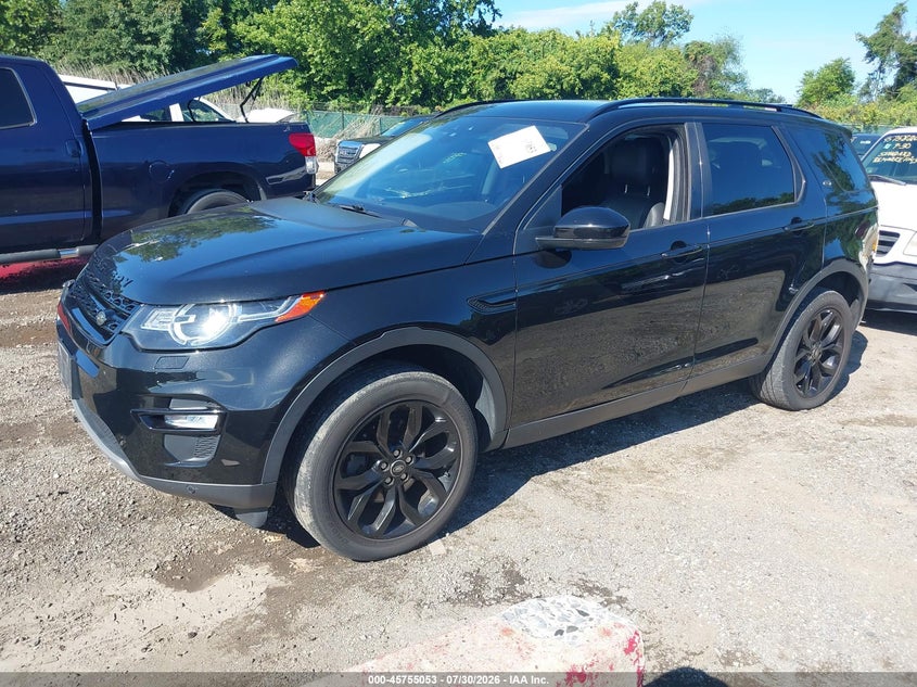 Vin: salcr2rx5jh743165, lot: 46253775, land rover discovery sport hse 20182