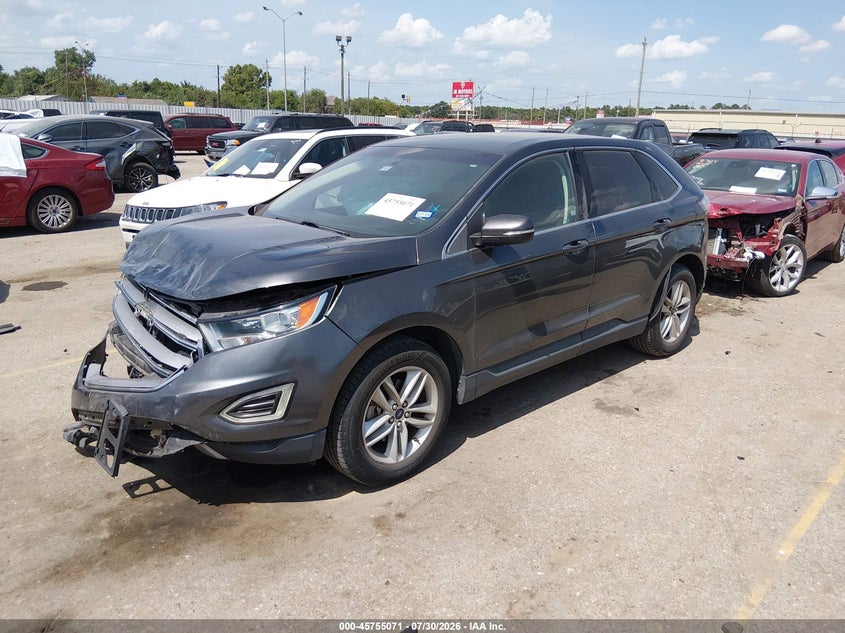 Vin: 2fmpk3j88gbc17427, lot: 46253793, ford edge sel 20162
