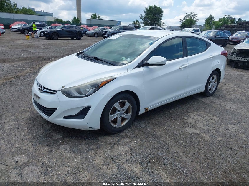 Vin: 5npdh4ae1eh486095, lot: 46253796, hyundai elantra se 20142