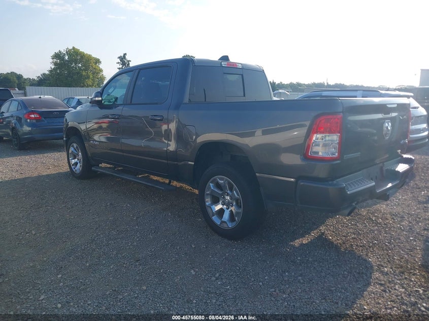 Vin: 1c6srfftxln160002, lot: 46253802, ram 1500 big horn  4x4 5'7 box 20203