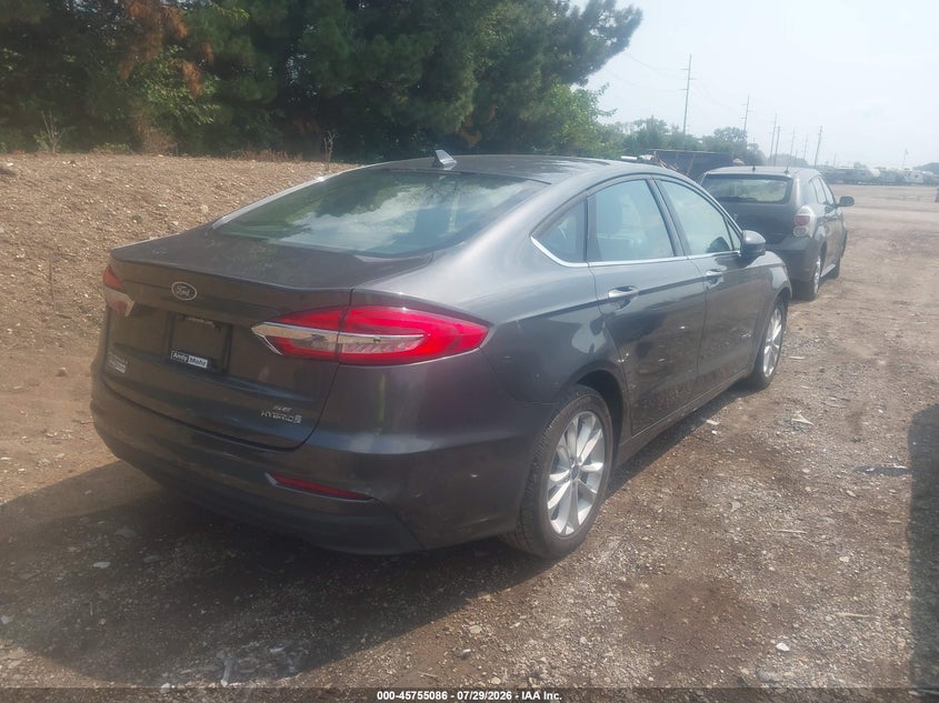 Vin: 3fa6p0lu1kr274756, lot: 46253808, ford fusion hybrid se 20194