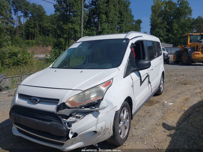 Vin: nm0ge9f73g1241934, lot: 46253842, ford transit connect xlt 20162