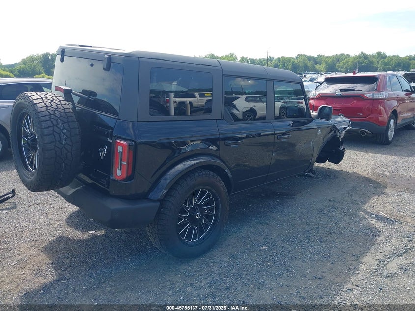 Vin: 1fmde8bh9slb37178, lot: 46253859, ford bronco outer banks 20254