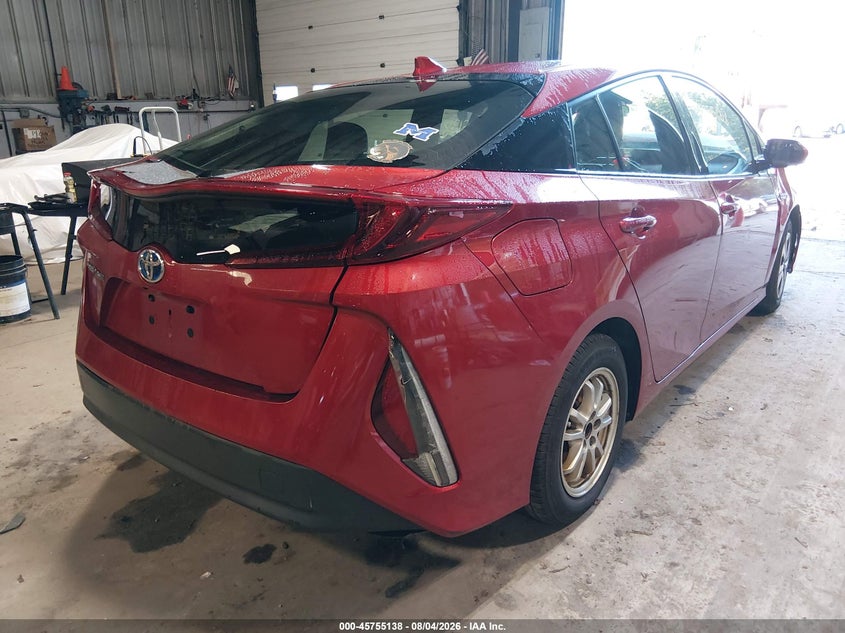 Vin: jtdkarfp5j3077333, lot: 46253860, toyota prius prime premium 20184