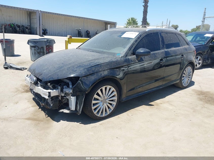 Vin: wauupbff2ha088122, lot: 46253893, audi a3 sportback e-tron premium 20172