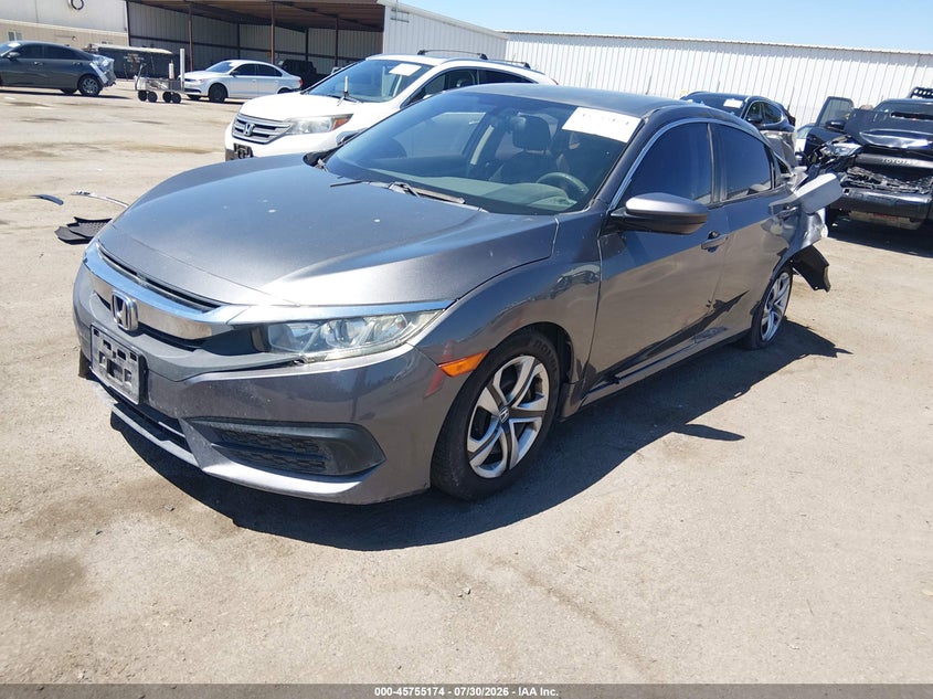 Vin: 19xfc2f59ge097281, lot: 46253896, honda civic lx 20162
