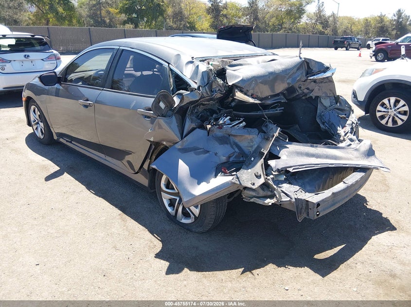 Vin: 19xfc2f59ge097281, lot: 46253896, honda civic lx 20163