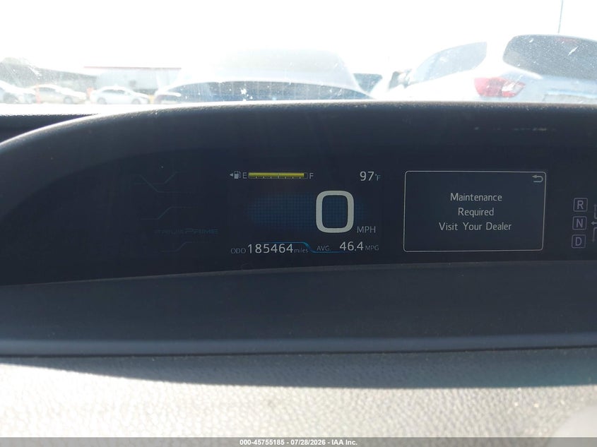 2017 TOYOTA PRIUS PRIME auction photo 7