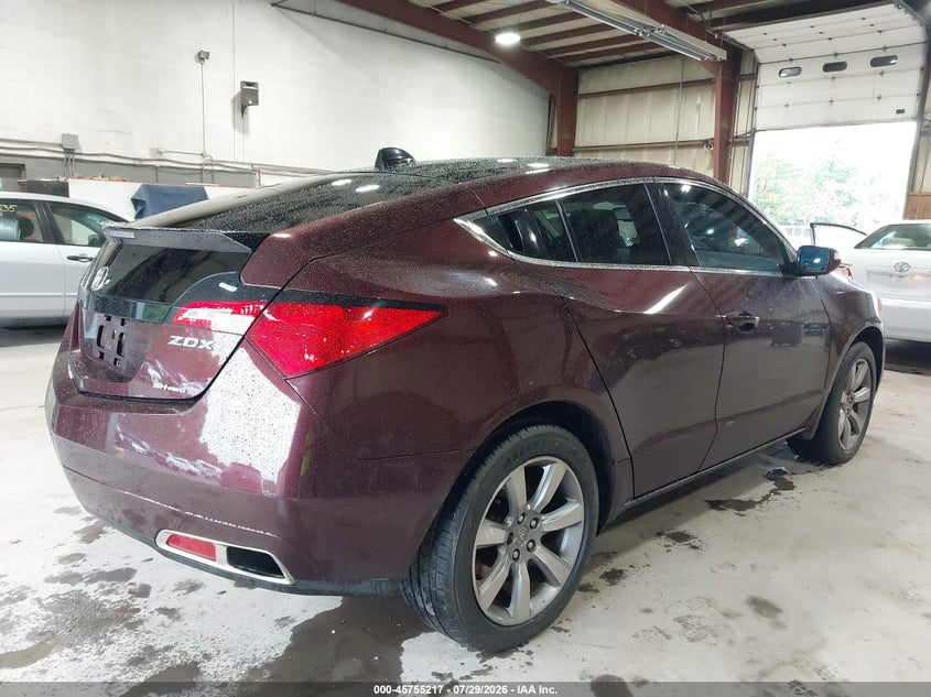 2010 ACURA ZDX auction photo 4