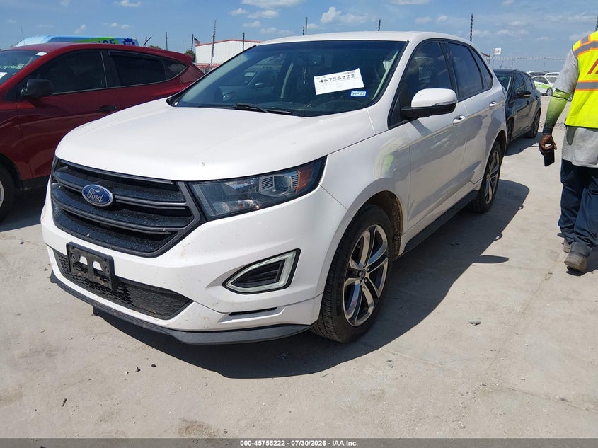 Vin: 2fmpk4ap6jbb08176, lot: 46253944, ford edge sport 20182