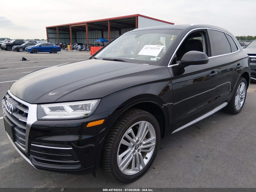 Vin: wa1bnafy7j2222435, lot: 46253954, audi q5 2.0t premium/2.0t tech premium 20182