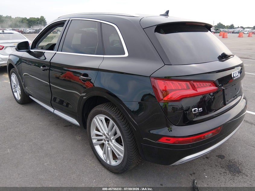 Vin: wa1bnafy7j2222435, lot: 46253954, audi q5 2.0t premium/2.0t tech premium 20183