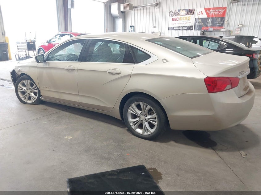 Vin: 2g1125s3xe9123202, lot: 46253957, chevrolet impala 2lt 20143