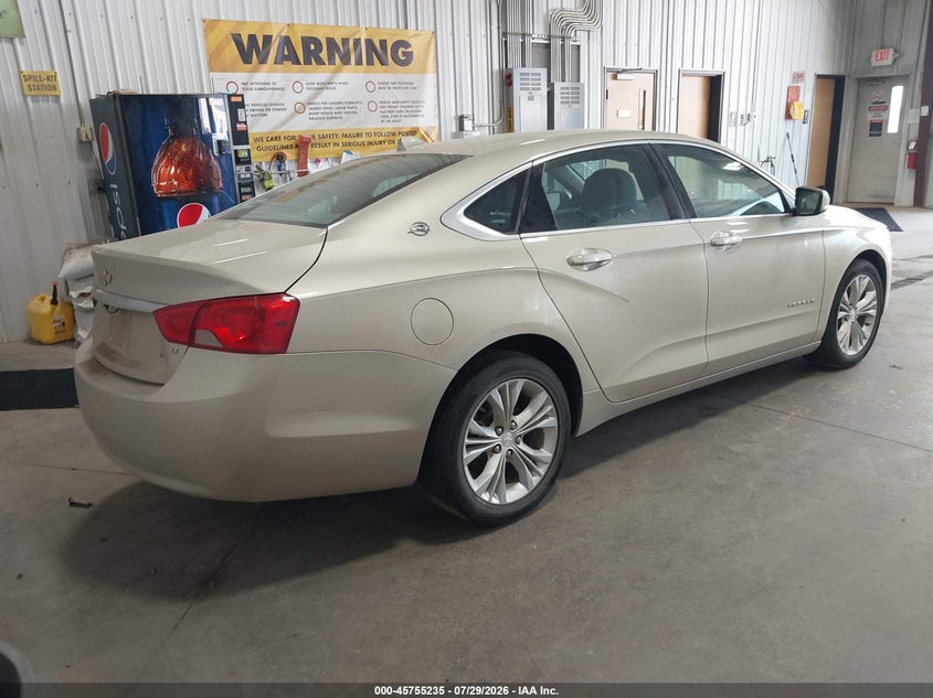 Vin: 2g1125s3xe9123202, lot: 46253957, chevrolet impala 2lt 20144