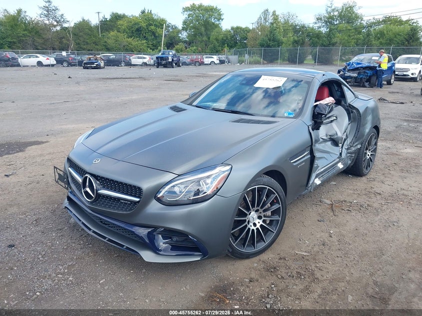 Vin: w1kpk6ga2lf171236, lot: 46253984, mercedes-benz amg slc 43 20202