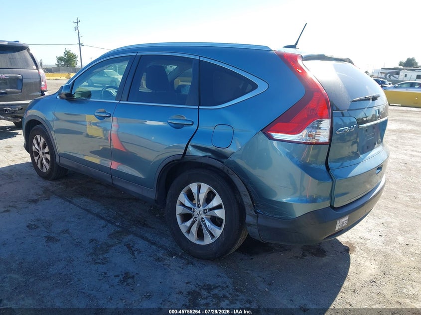 Vin: 5j6rm3h75dl011377, lot: 46253986, honda cr-v ex-l 20133