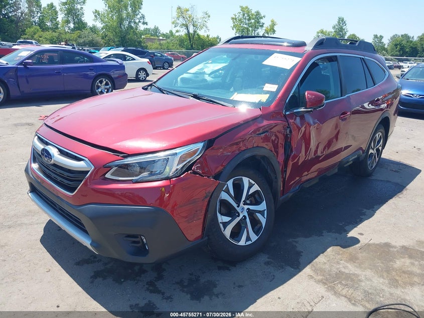 Vin: 4s4btanc8l3185874, lot: 46253993, subaru outback limited 20202